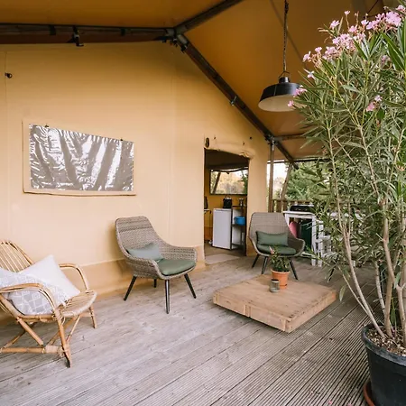 Lüks kamp alanı Agriturismo Angeli Sognanti - Safaritent Cossignano